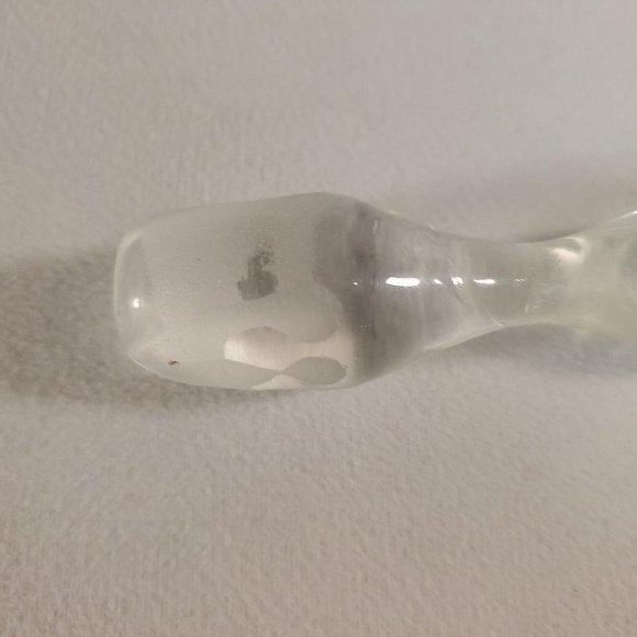 Vintage MCM Italy Empoli Turquoise Blue 14” Ewer Decanter Chipped Stopper RARE - Picture 16 of 16